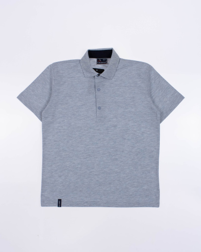 CEGISA 4008/2 Поло (кнопки) (цвет: Серо-голубой меланж)