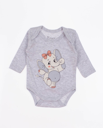 FINDIK 11790-1 Боди (цвет: Серый меланж)