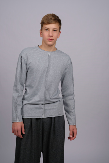 TMK 5002 Лонгслив (цвет: Серый меланж 134 см)